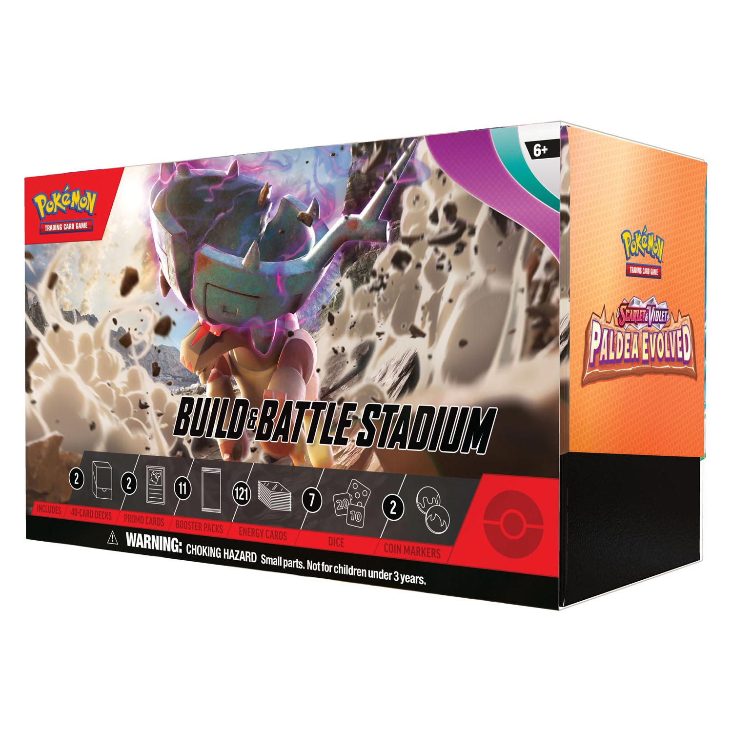 Pokemon TCG Scarlet & Violet Paldea Evolved Build & Battle Stadium