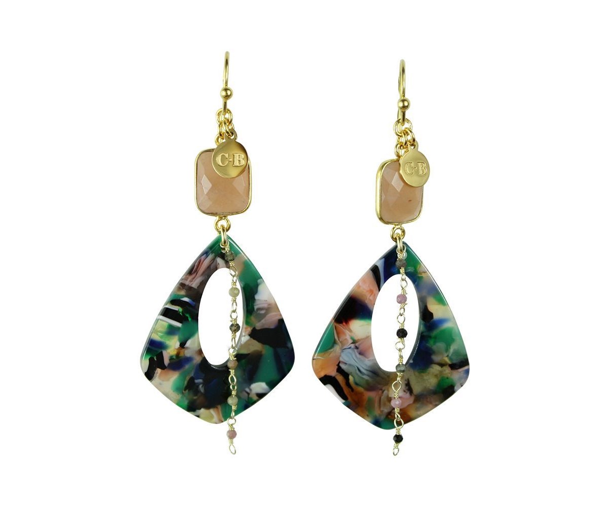 Boucle d'oreilles Crochet Fanny doré