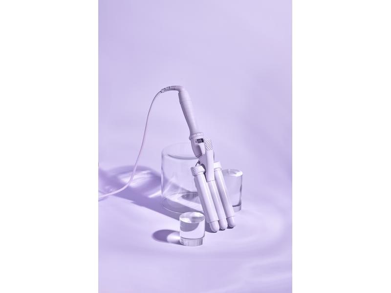 Mermade Welleneisen Cutie Waver 22 mm, Lila Dreifaches Welleneinsen