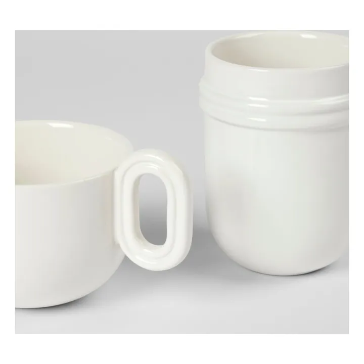 Broste Copenhagen Tasse à espresso en grès Stevns | Blanc