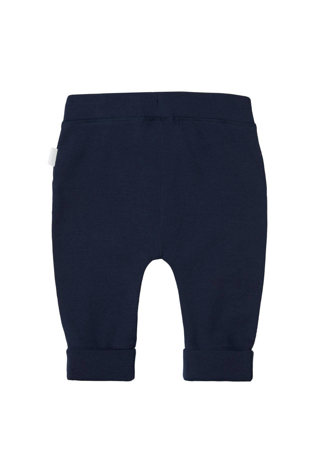 Noppies baby regular fit broek Naupl donkerblauw