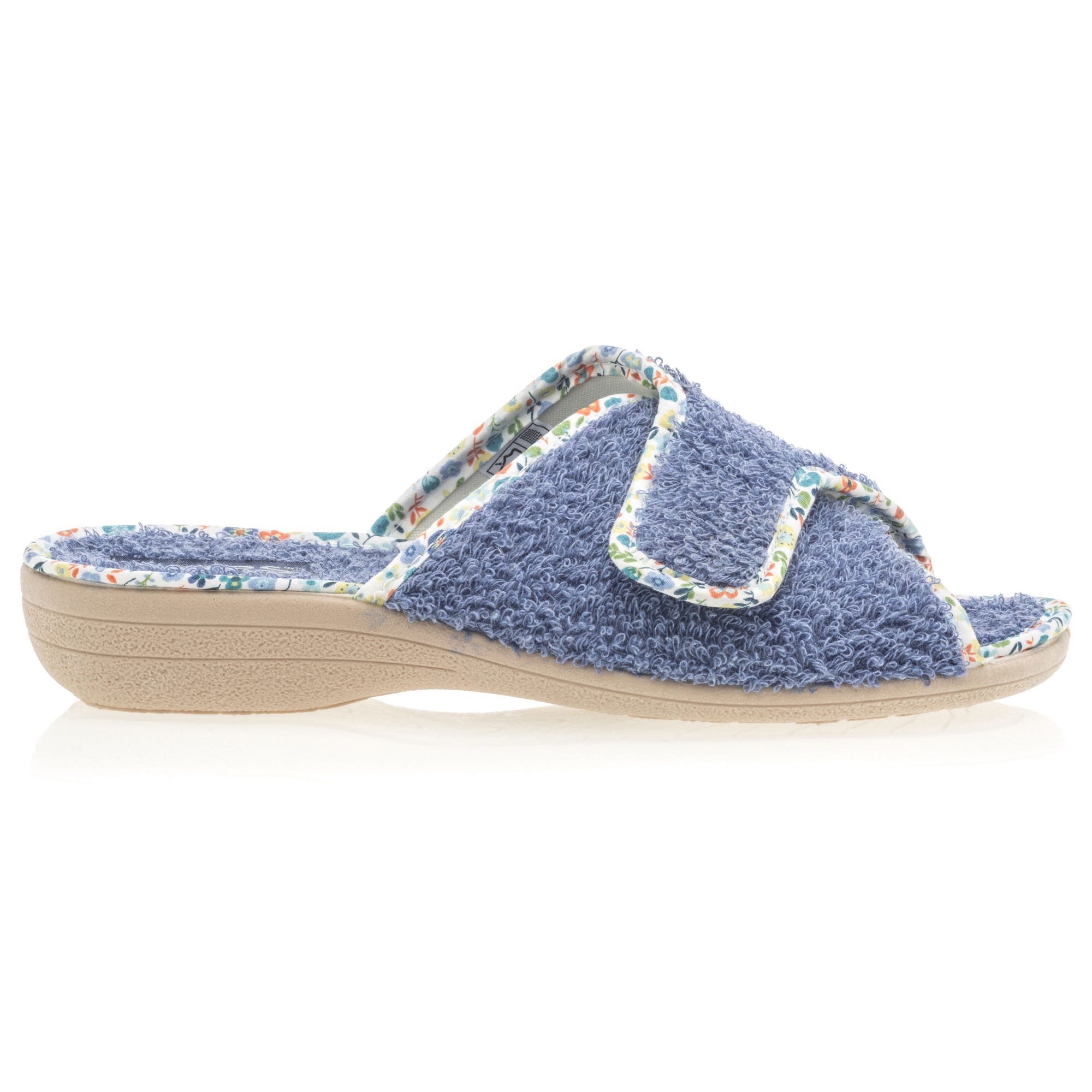 Pantoufles mules Femme bleu
