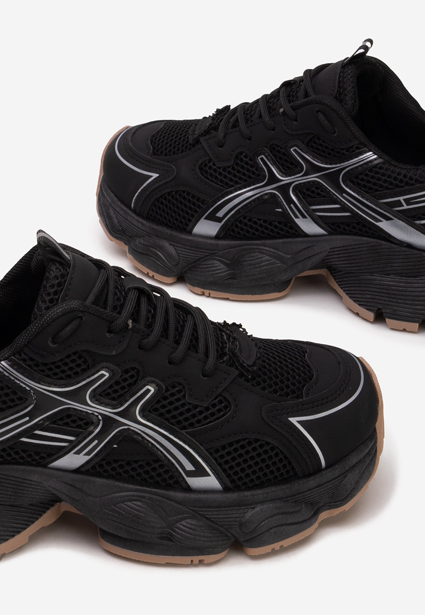 Baskets pour femme noirs Kaliora