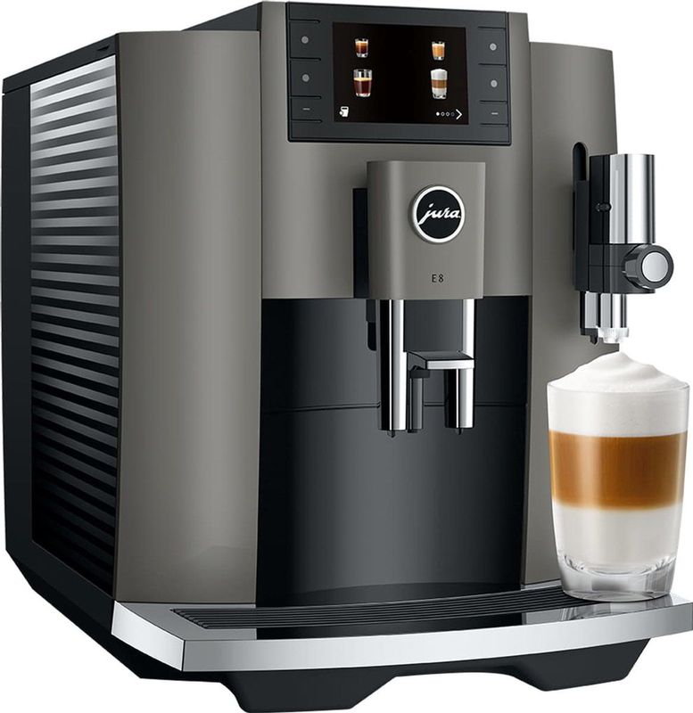 Jura - E8 - Koffiezetapparaat - Dark Inox - Volautomaat