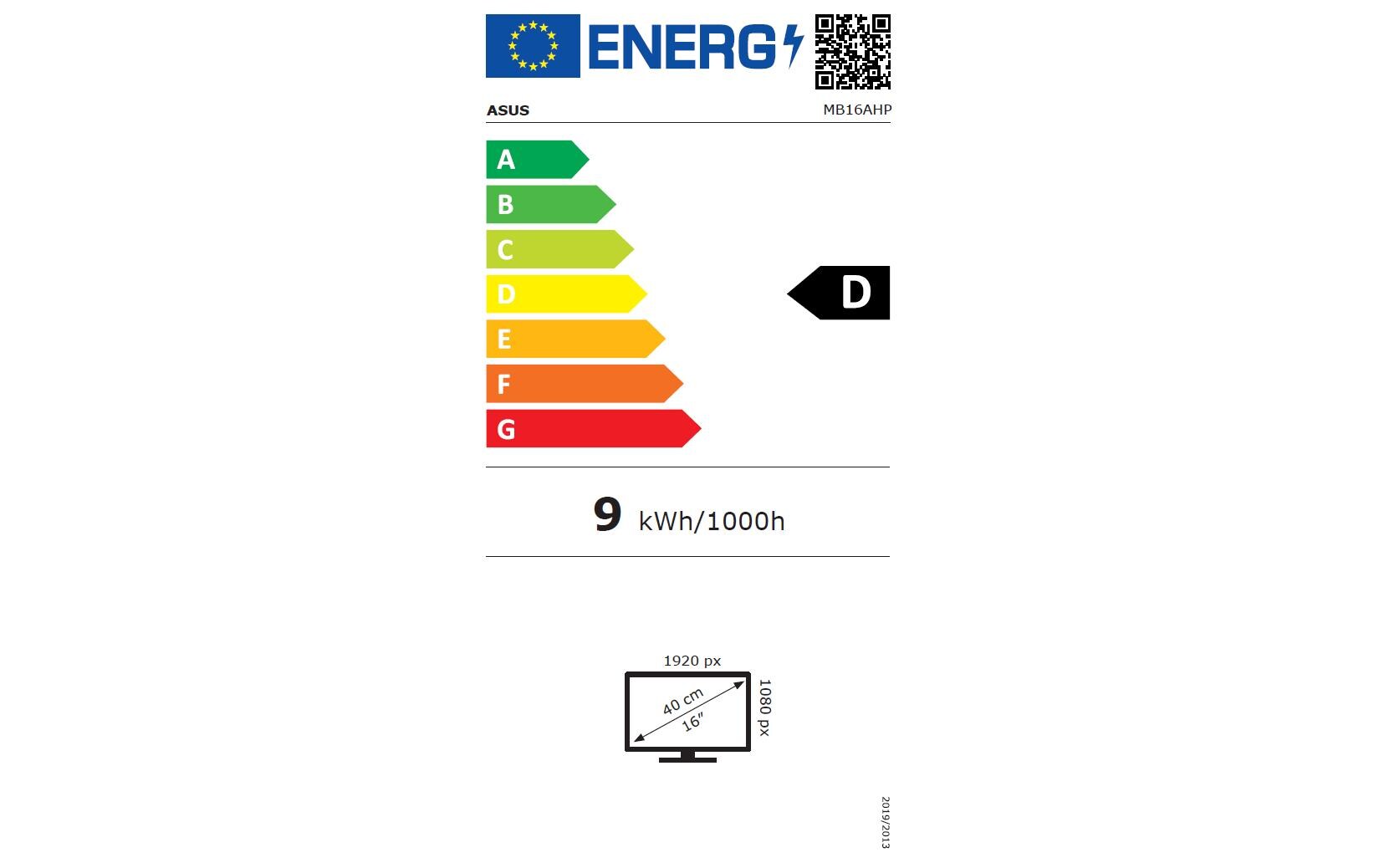 Monitor ZenScreen GO MB16AHP<br>Tragbarer 15.6