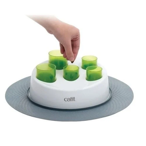 Brinquedo interativo CAT IT Digger Senses com 2 tubos para comida de gato