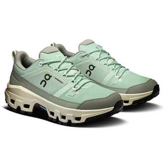 ON Cloudrock Low Waterproof Wander- & Trekkingschuhe Mineral / Aloe Damen
