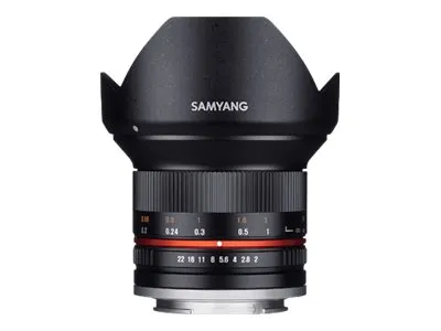 Samyang - Vidvinkelobjektiv - 12mm - f/2.0 NCS CS - Fujifilm X-fatning - til Fujifilm X-serien