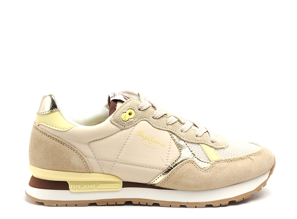 Pepe jeans basses femme brit beige