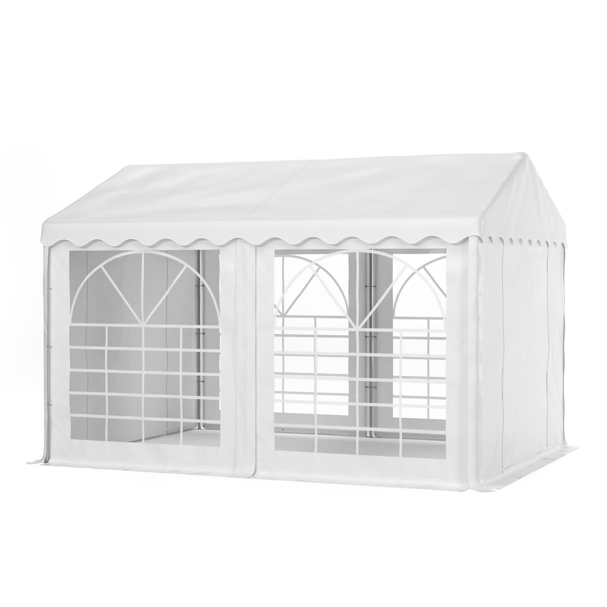 Profi PVC Partyzelt 3 x 4 m weiss