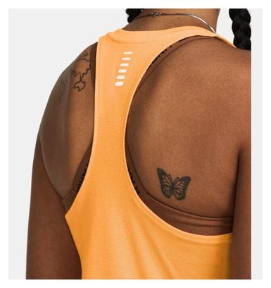 Débardeur Under Armour Launch Orange Femme