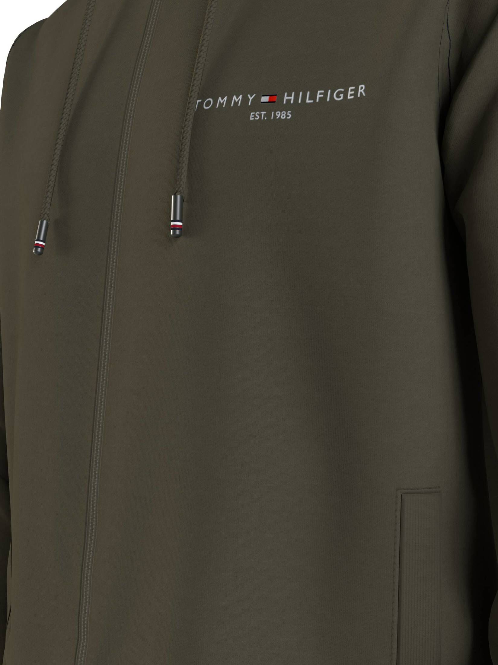Tommy Hilfiger| Herren Hoodie TOMMY LOGO FUR LINED HOODY