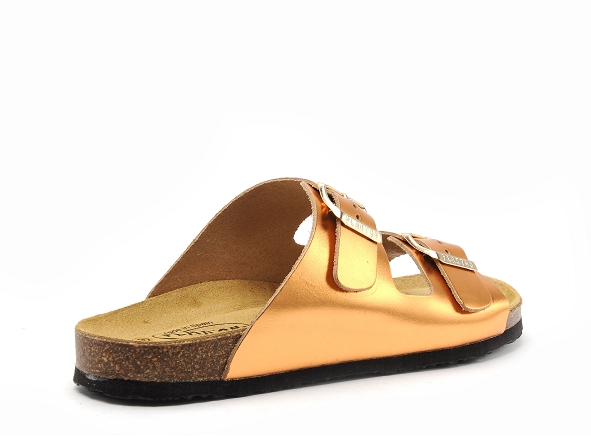 Plakton mules et sabots plats femme beta 180010 orange