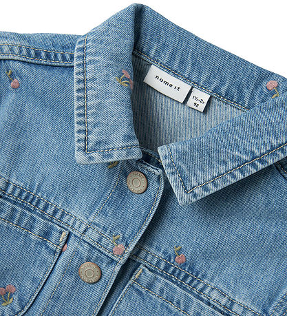 Name It Jeansjacke - NmfPiper - Light Blue Denim