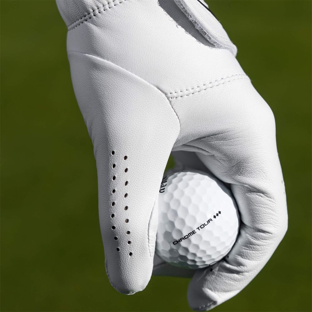 Chrome Tour Triple Diamond Golfball Hvit
