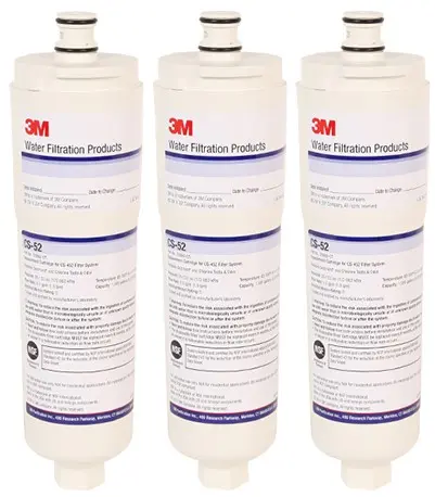 Interne waterfilter CS-52 voor KAN58, KA58 en K3990 American-Style side-by-side koel-vriescombinatie. 00576336