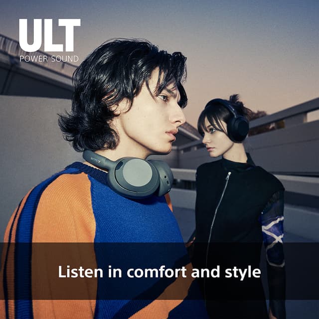 Sony ULT Wear trådløse around-ear høretelefoner (sort)