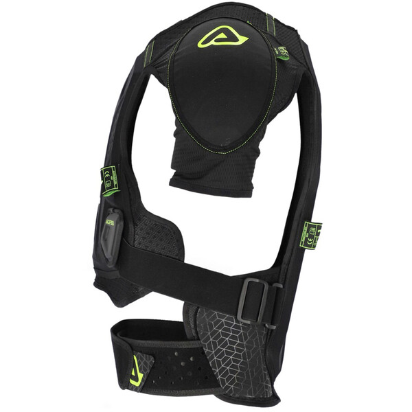 Acerbis - Pare-pierres DNA SH Noir / Jaune fluo