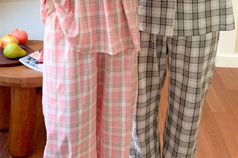 Sadelle - Bijpassende geruite pyjamaset voor koppels