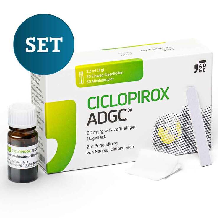 CICLOPIROX ADGC® 80 mg/g wirkstoffhaltiger Nagellack, 3.3 ml
