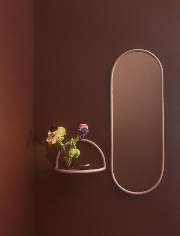 AYTM Angui spiegel 108x39 silver ovaal