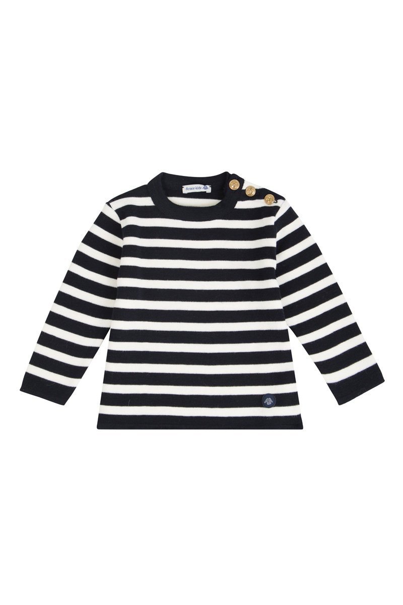 Pull Marin rayé 