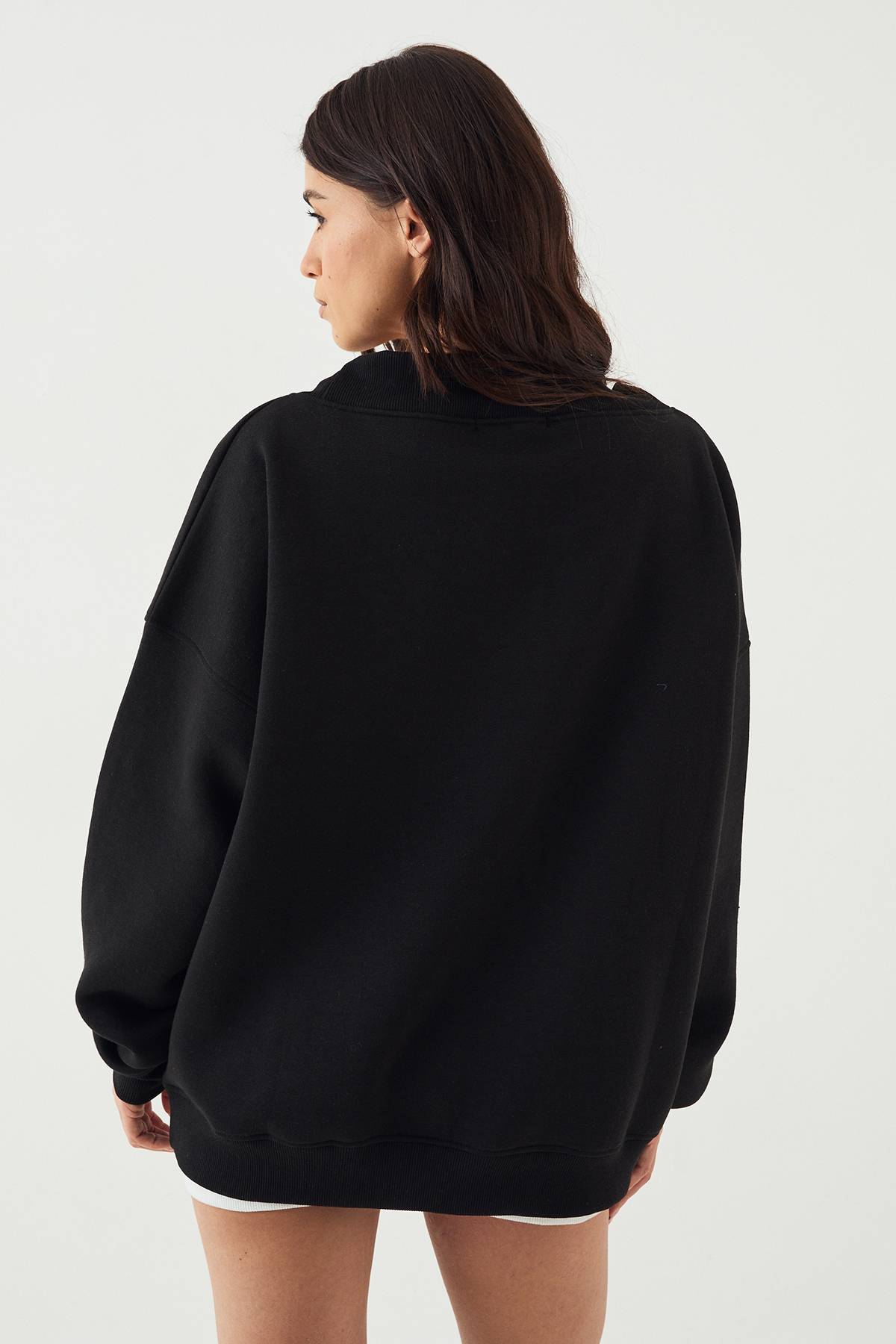Sweat-shirt Oversize Col V DSGN Studio Sport