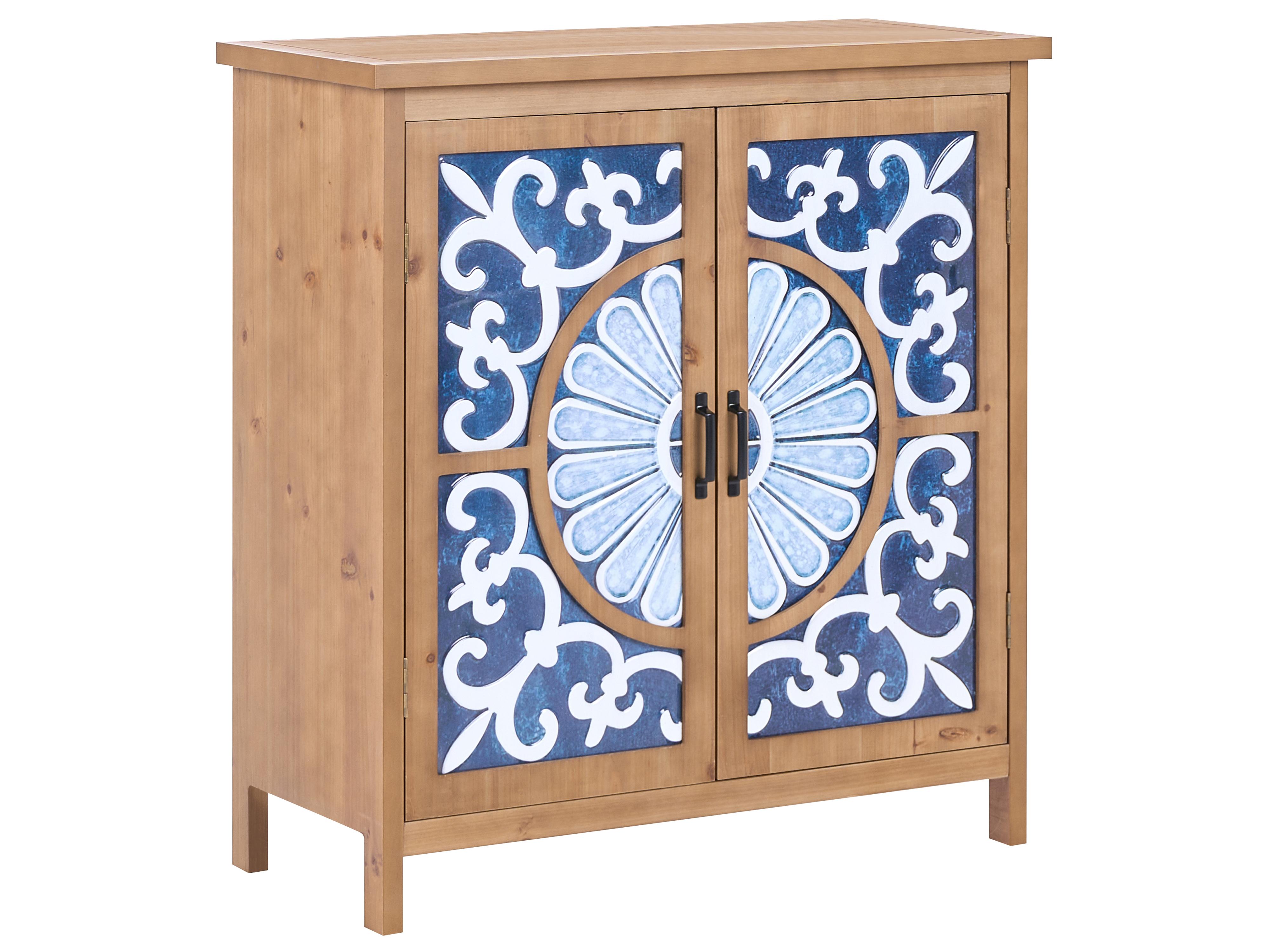 Dressoir met 2 deuren MATARANKA Bruin