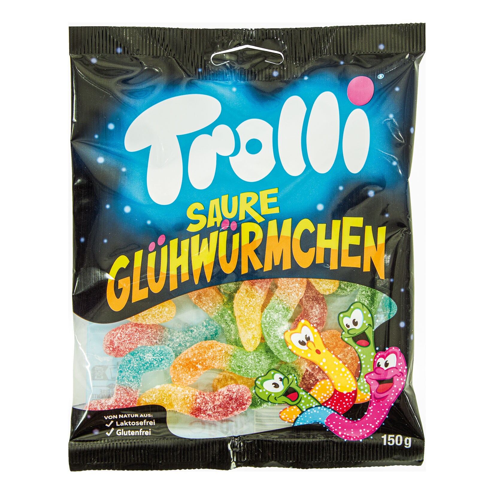 Trolli Glühwürmchen Fruchtgummi 150 g, 24er Pack