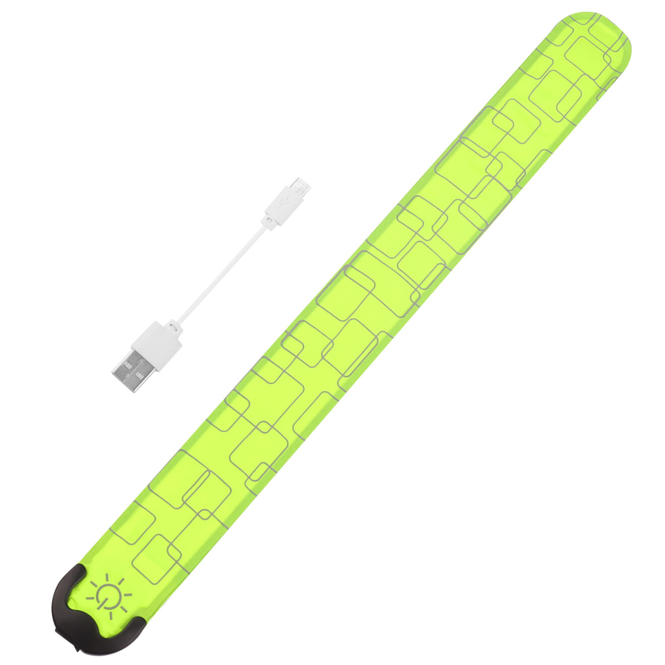 Onamaste Bracelet LED jaune - 35x36x2 cm