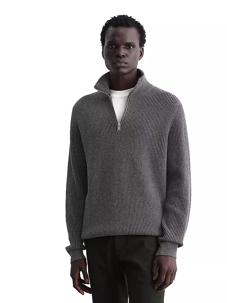 MARC O'POLO Pullover grau