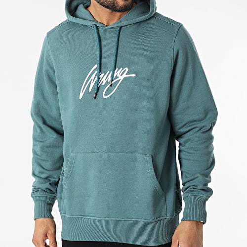 Sweat Capuche 3D 22 Sign Bleu Canard