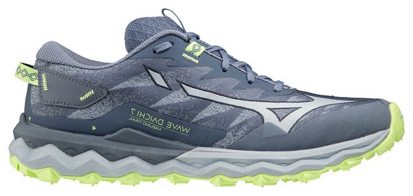 Chaussures Trail Mizuno Wave Daichi 7 Bleu/Vert Femme