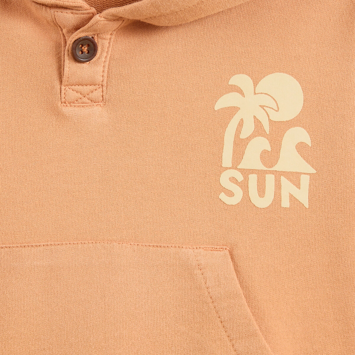 COLEÇÕES LA REDOUTE<br>Suéter com capuz e bolso canguru