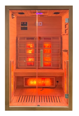 Infrarotsauna SUNRISE PRO 120x190x105 cm braun