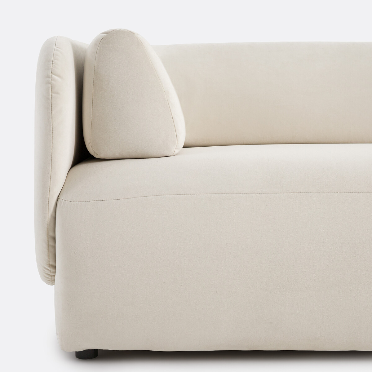 LA REDOUTE INTERIEURS<br>Banco, 3-zit em fluweel, Méridiano