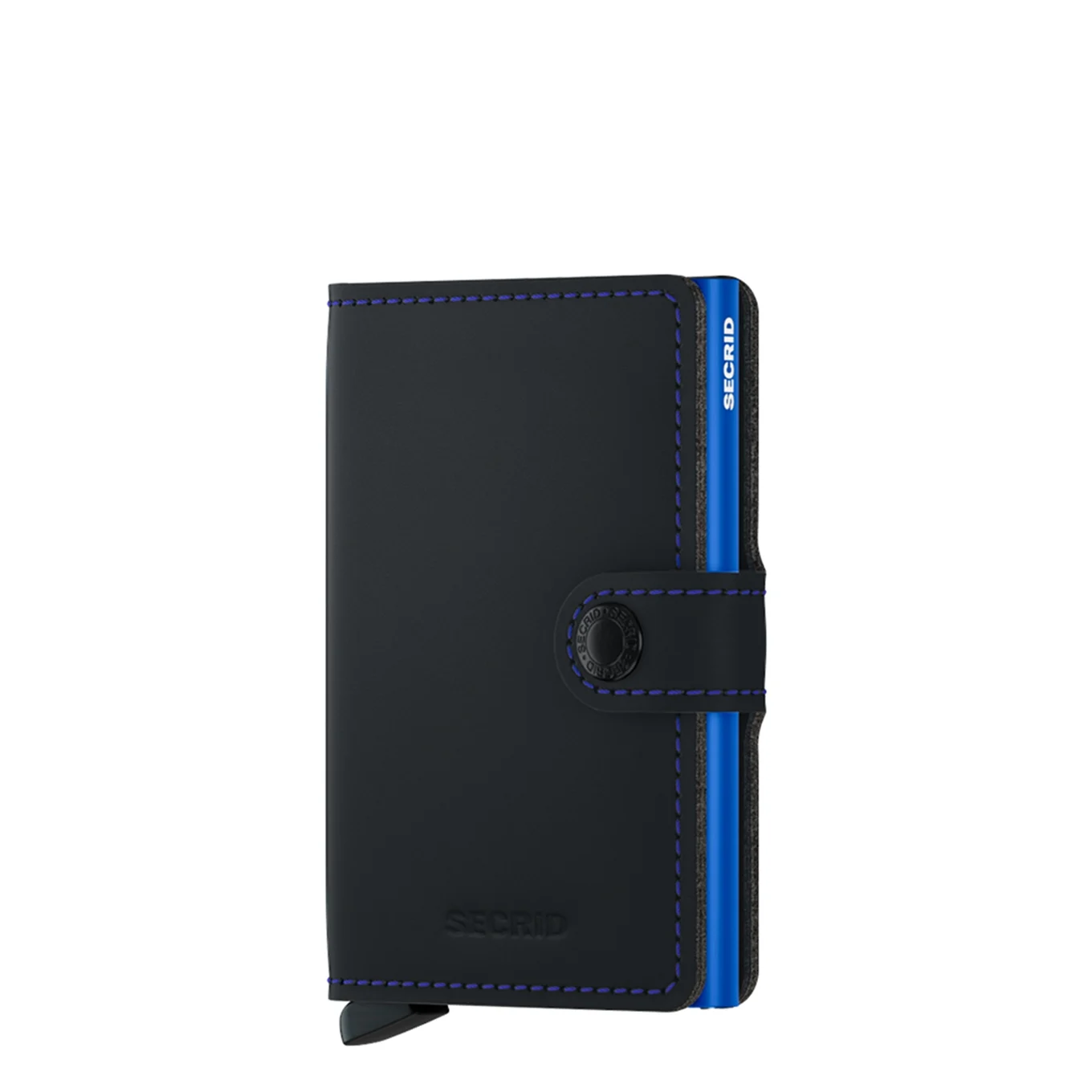 Secrid Miniwallet Matte Black & Blue