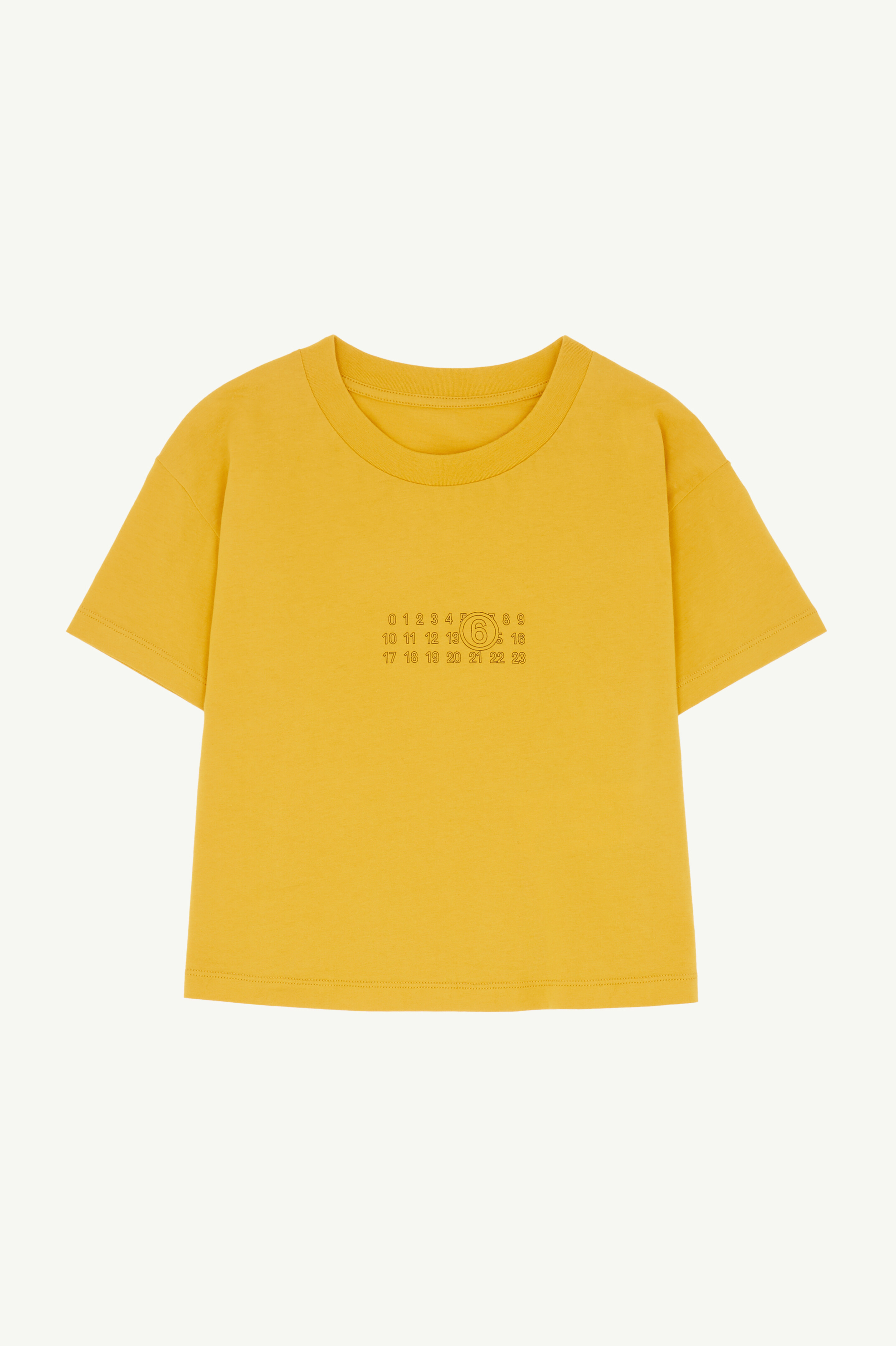 T-shirt court en coton pour femme | MM6