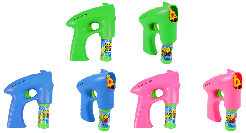 Sæbeboblepistol - assorterede farver