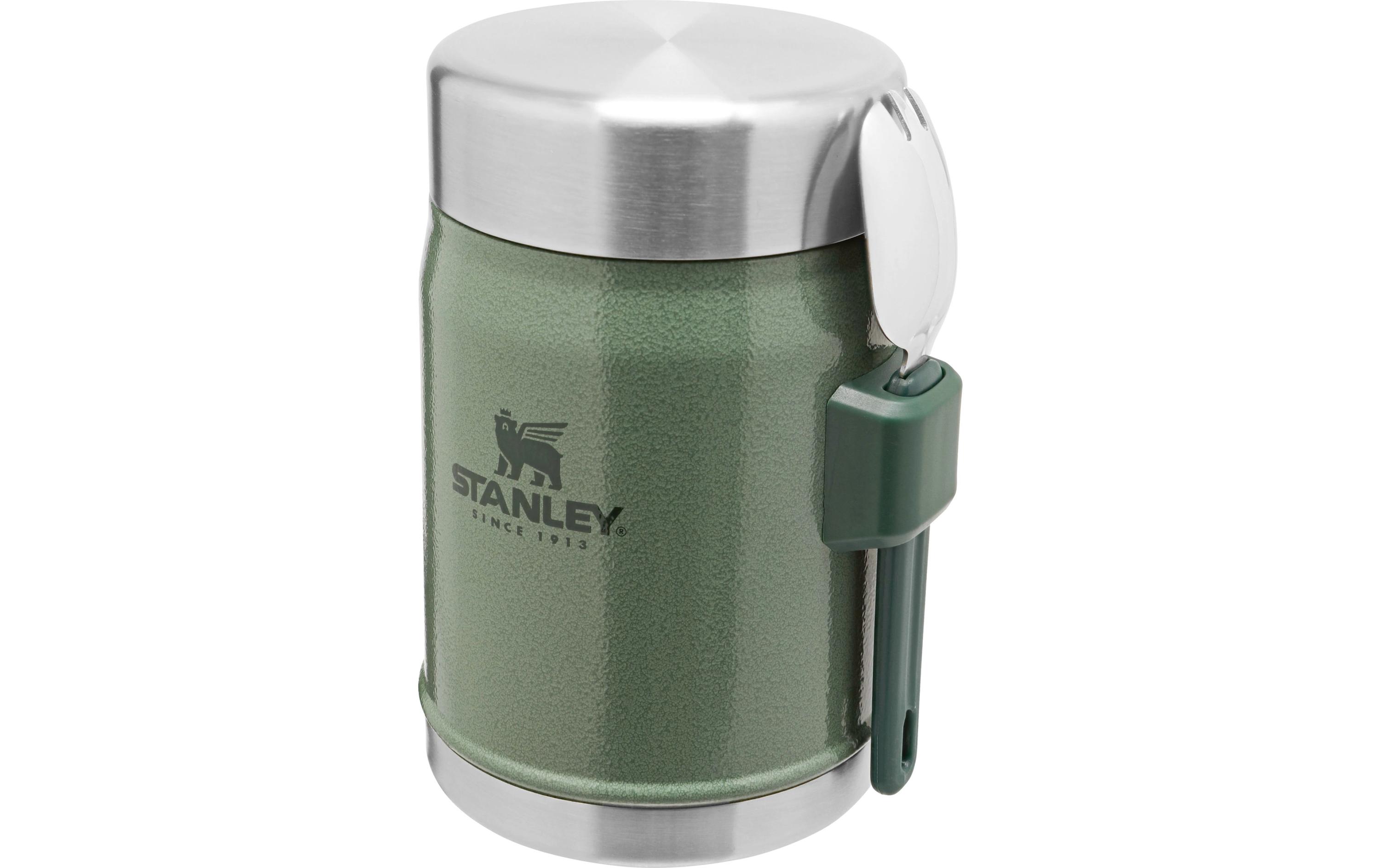 Thermo-Foodbehälter Legendary Food Jar + Spork 0.4 l, GrünEssenbehälter mit Göffel