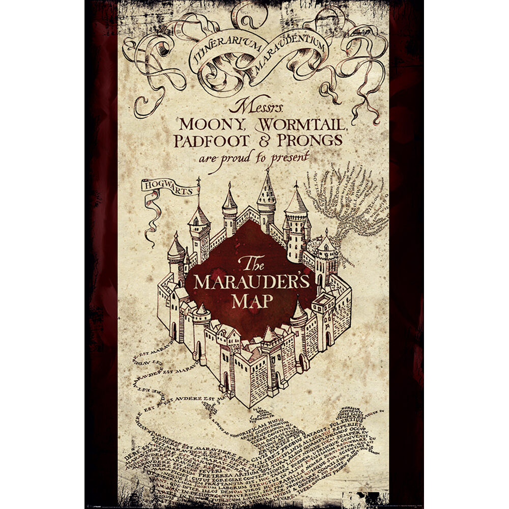 Poster Harry Potter - The Marauders Map