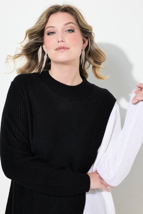 Pullver, A-Line, Colorblocking