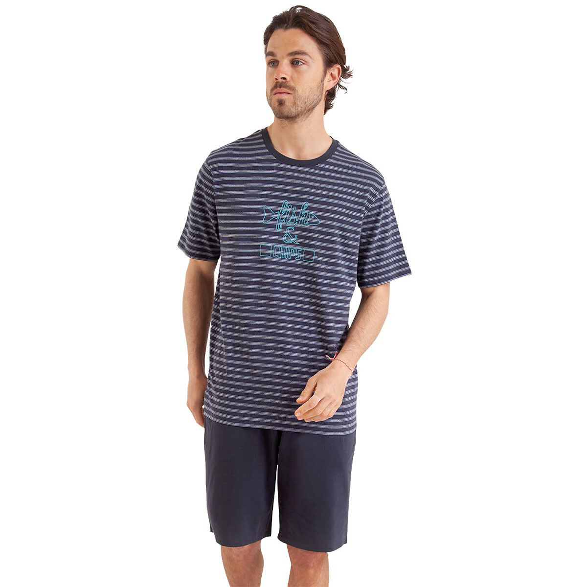 ATHENA<br>Pijama curto com gola redonda