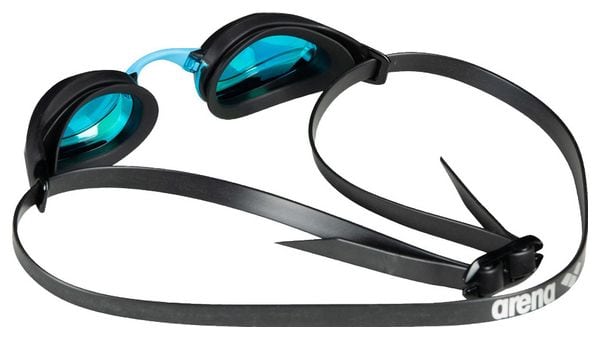 Lunettes de Natation Arena Cobra Core Swipe Mirror Noir Bleu