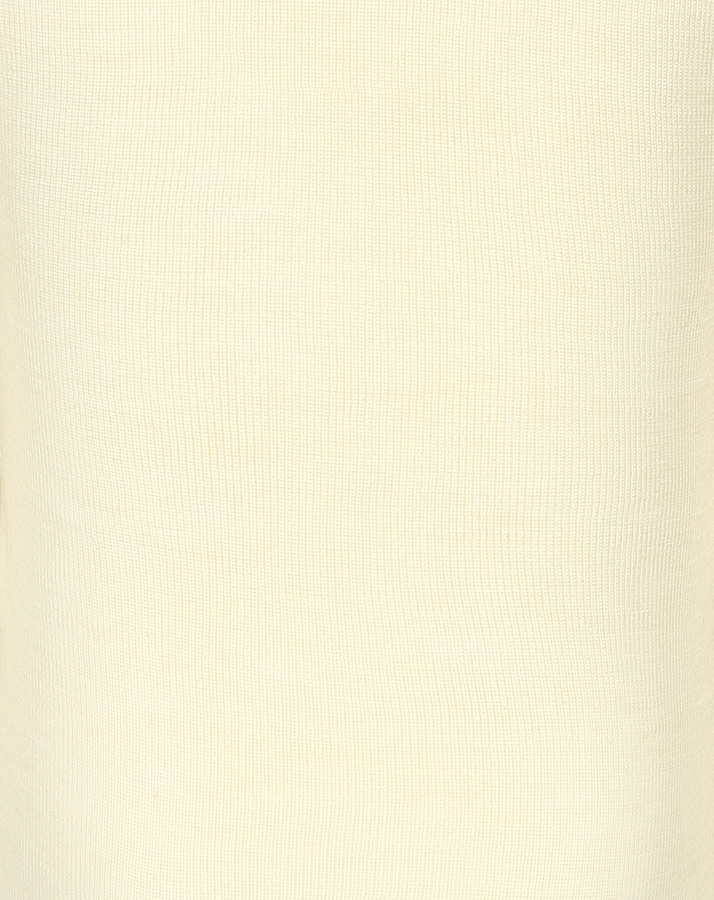 Woll-Langarmshirt mit Schlupfausschnitt in natur