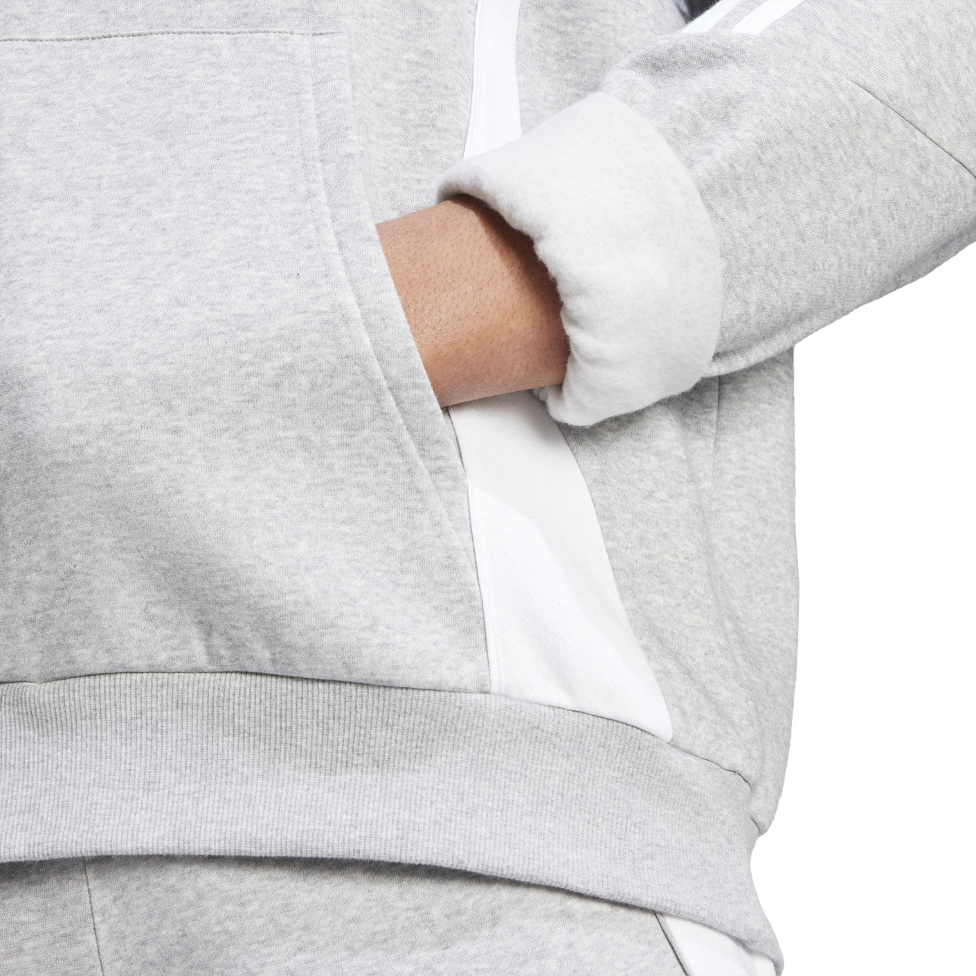 Adidas Tiro 24 Sweat Hoodie Lichtgrijs Wit