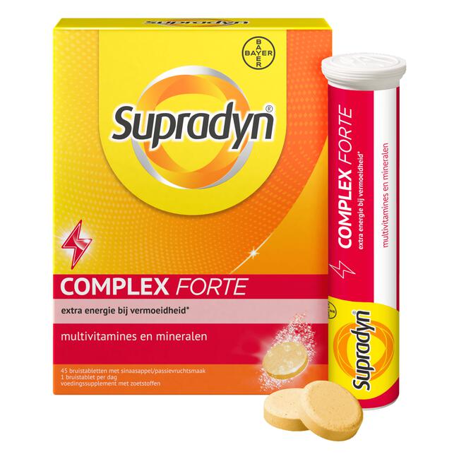Supradyn Complex Forte Multivitamine Voor Extra Energie 45 Bruistabletten