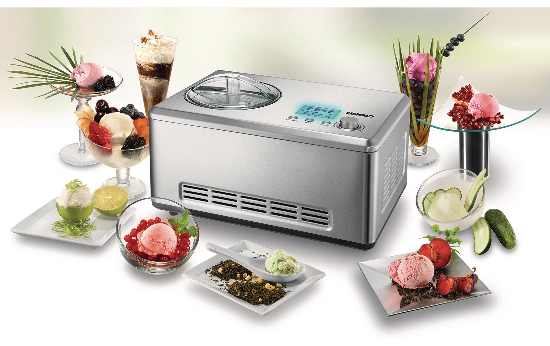 Glacemaschine Nobile 2 l, Silber<br>Eismaschine für 2 Liter Eiscreme