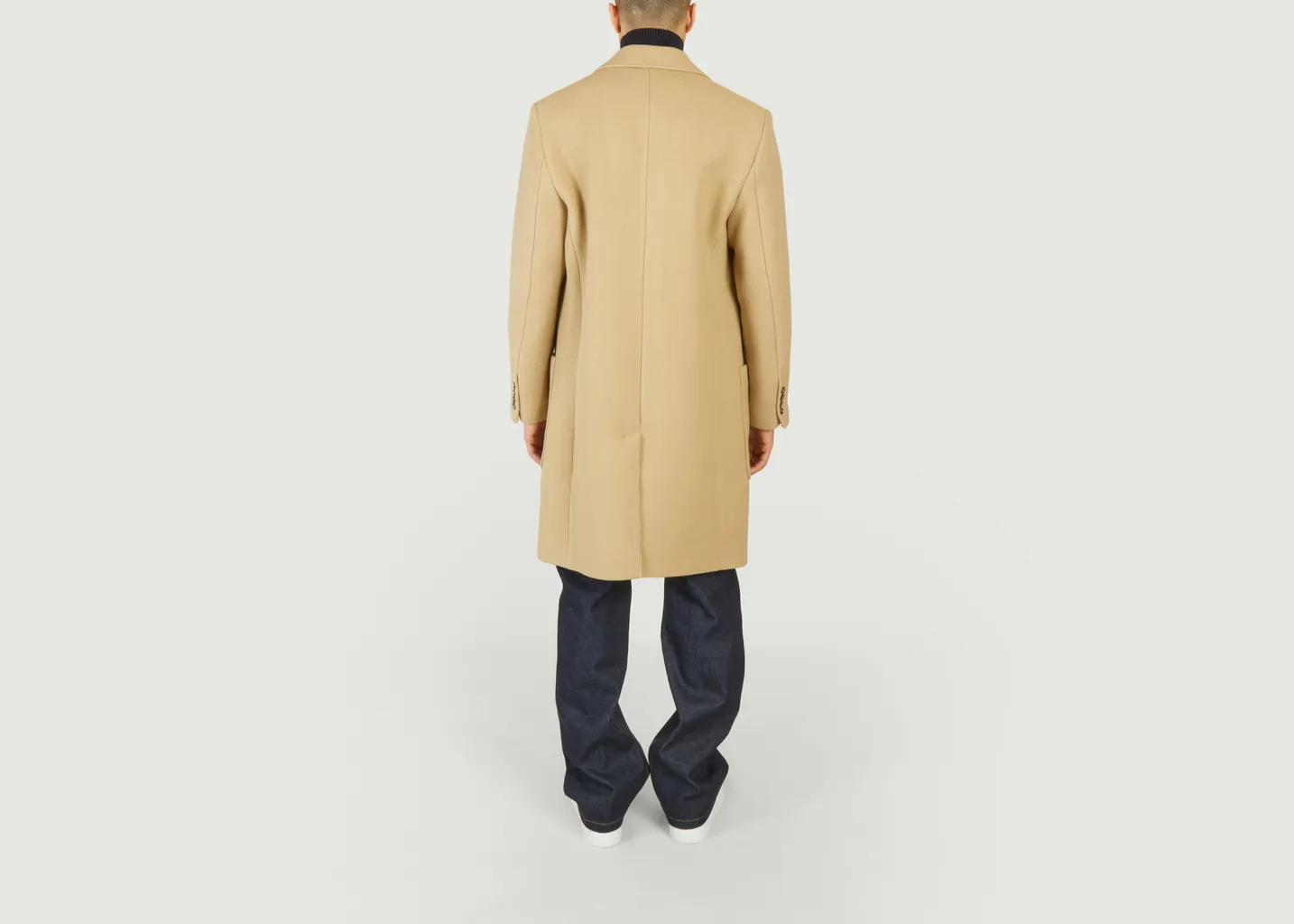 Manteau Long en Laine AMI Paris