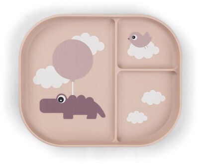 Done By Deer Foodie Delt Tallerken Happy Clouds, Rosa